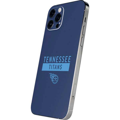 NFL Tennessee Titans Navy Blue Performance Series iPhone 12 Pro Max Skin